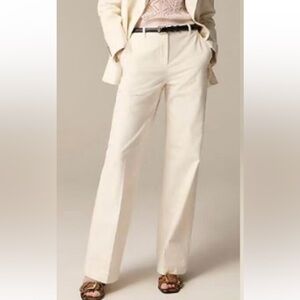 NWT J Crew white Kya chino pants 0